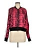 Pam & Gela Animal Print Red Track Jacket Size M - photo 1