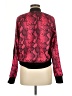 Pam & Gela Animal Print Red Track Jacket Size M - photo 2