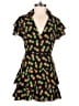 Alice + Olivia 100% Cupro Tropical Black Romper Size 2 - photo 1