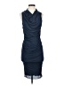 Helmut Lang 100% Modal Solid Blue Cocktail Dress Size P (petite) - photo 1