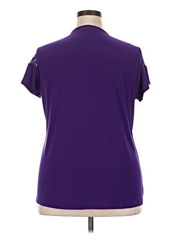 Emma & Olivia Short Sleeve Blouse (view 2)