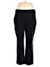 JM Collection Solid Black Active Pants Size XL - photo 1
