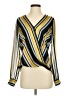 Parker 100% Polyester Yellow Long Sleeve Blouse Size XS - photo 1