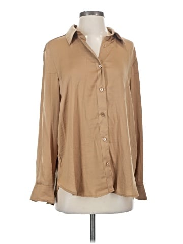 DKNY Jeans Long Sleeve Blouse (view 1)