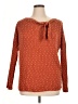Weekend Suzanne Betro Polka Dots Orange Pullover Sweater Size XL - photo 1