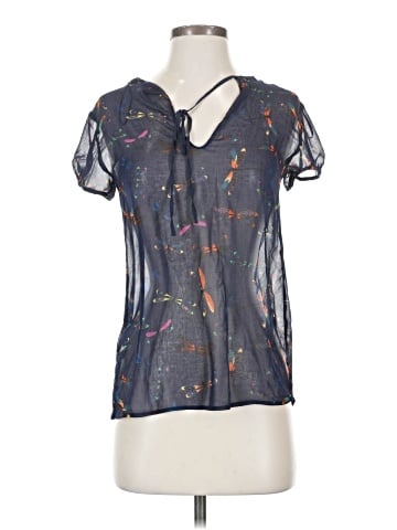Zara TRF Short Sleeve Blouse (view 1)