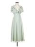 ASOS 100% Polyester Green Cocktail Dress Size 2 - photo 1
