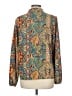 Shein 100% Polyester Paisley Gold Long Sleeve Blouse Size 8 - 10 - photo 2