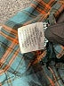 Kye Mi 100% Cotton Plaid Teal Long Sleeve Button-Down Shirt Size S - photo 8