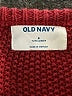 Old Navy 100% Cotton Solid Burgundy Pullover Sweater Size S - photo 7