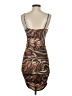 Unbranded Animal Print Brown Cocktail Dress Size S - photo 2