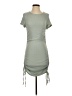 Shein 100% Polyester Solid Gray Casual Dress Size S - photo 1