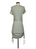 Shein 100% Polyester Solid Gray Casual Dress Size S - photo 2