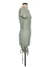 Shein 100% Polyester Solid Gray Casual Dress Size S - photo 4