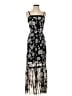 Unbranded 100% Polyester Black Casual Dress Size S (estimated) - photo 1