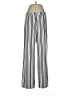 Ellen Tracy Stripes Silver Casual Pants Size M - photo 1
