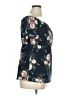 Perseption Blue Short Sleeve Blouse Size XL (estimated) - photo 4