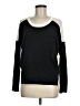 For Cynthia 100% Acrylic Color Block Black Pullover Sweater Size M - photo 1