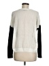 For Cynthia 100% Acrylic Color Block Black Pullover Sweater Size M - photo 2