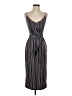 BCBGeneration Stripes Brown Blue Casual Dress Size XS - photo 1