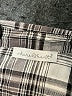 Keren Hart 100% Rayon Plaid Gray Black Long Sleeve Button-Down Shirt Size M - photo 7