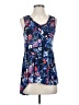 Cupio Blue Sleeveless Blouse Size S - photo 1