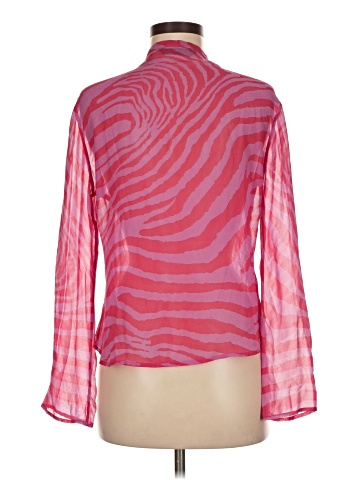 Express Long Sleeve Silk Top (view 2)