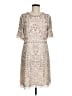 Needle & Thread 100% Polyester Tan Cocktail Dress Size 8 - photo 1