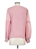 CeCe 100% Polyester Pink Long Sleeve Blouse Size S - photo 2