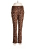 LoveRiche Animal Print Brown Casual Pants Size L - photo 1