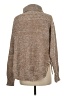 Shein 100% Polyester Tweed Brown Turtleneck Sweater Size 6 - photo 2