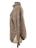 Shein 100% Polyester Tweed Brown Turtleneck Sweater Size 6 - photo 5