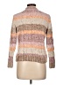 Alfred Dunner 100% Polyester Color Block Brown Turtleneck Sweater Size L (petite) - photo 2