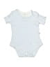 Assorted Brands 100% Cotton Solid Blue Short Sleeve Onesie Size 0-6 m - photo 1