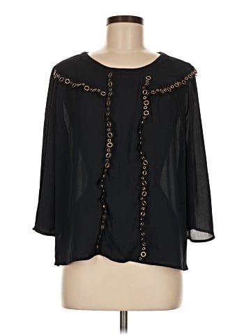 Just Fab 3/4 Sleeve Blouse (view 1)
