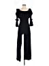 Valentine Solid Black Jumpsuit Size M - photo 1
