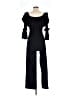 Valentine Solid Black Jumpsuit Size M - photo 2