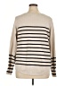 Liz Claiborne Stripes Tan Pullover Sweater Size 0X - photo 2