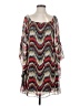Yahada Chevron-herringbone Red Casual Dress Size S - photo 1