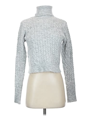 Blue Rain Turtleneck Sweater (view 1)