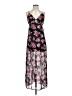 Forever 21 100% Polyester Floral Black Cocktail Dress Size S - photo 1
