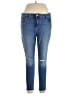 Old West Solid Blue Jeans Size 14 - photo 1