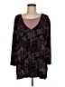 Studio 1940 Burgundy Black 3/4 Sleeve Blouse Size M (estimated) - photo 1