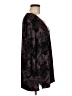 Studio 1940 Burgundy Black 3/4 Sleeve Blouse Size M (estimated) - photo 4