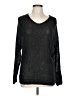 DressBarn Metallic Black Pullover Sweater Size L - photo 1