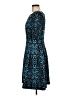 Gabby Skye Print Teal Casual Dress Size 8 - photo 5