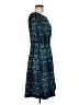 Gabby Skye Print Teal Casual Dress Size 8 - photo 4