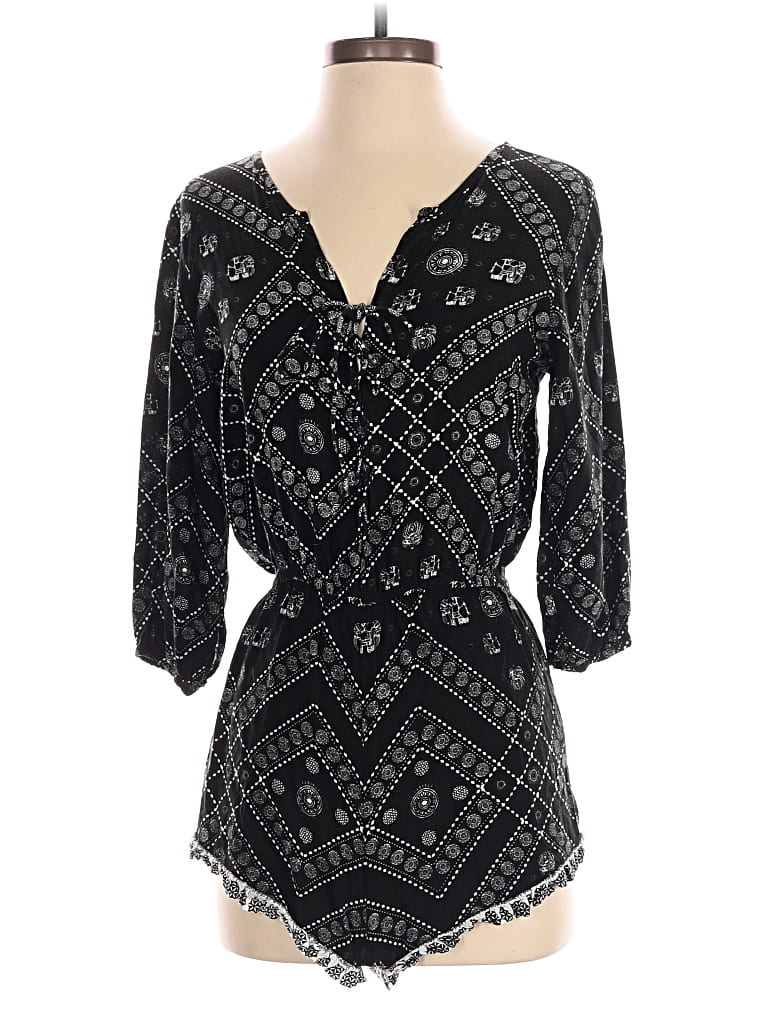Pre-owned Auguste Romper In Black