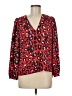 Anna Cate 100% Polyester Red Long Sleeve Blouse Size M - photo 1