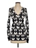 Ann Taylor LOFT Argyle Black Cardigan Size S - photo 1